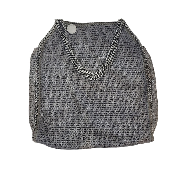 Rare Stella McCartney Silver Falabella Large Tote Bag EUC - Picture 2 of 14